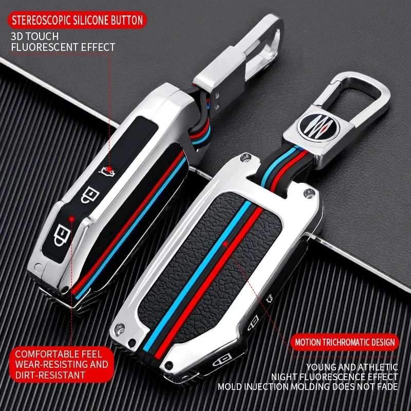 Фото Чехол для автомобильного ключа с 3/4/5 кнопками для KIA Sportage, Ceed, Sorento, Cerato, KX5, KX-CROSS, Forte, K3, K5, K8, Ray, Optima, Soul, Telluride №2