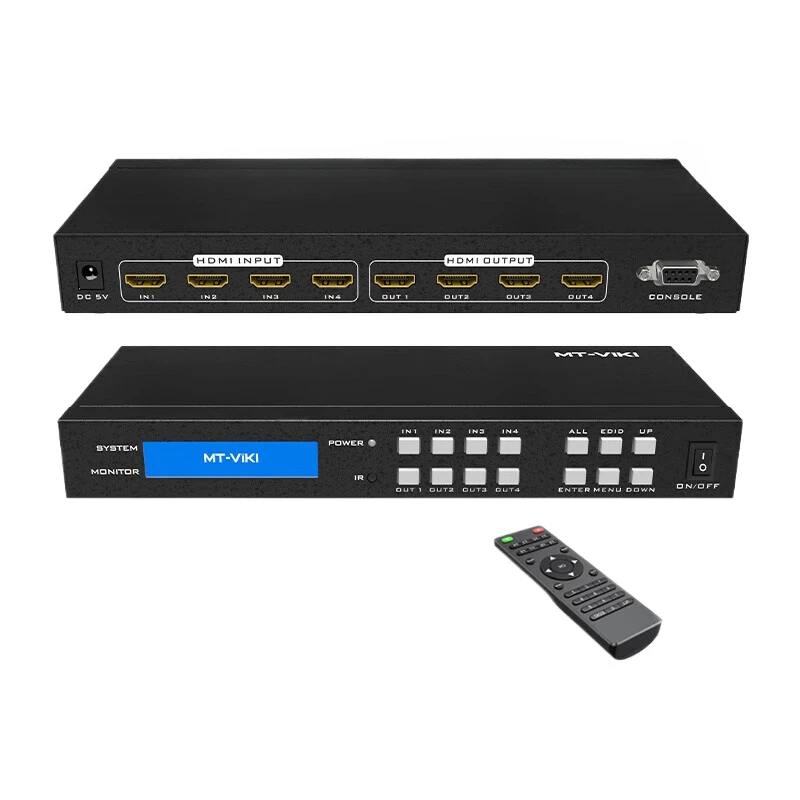 Матричный коммутатор HDMI 4 в выхода 4k распределение Blu-ray высокой четкости MT-HD414 с