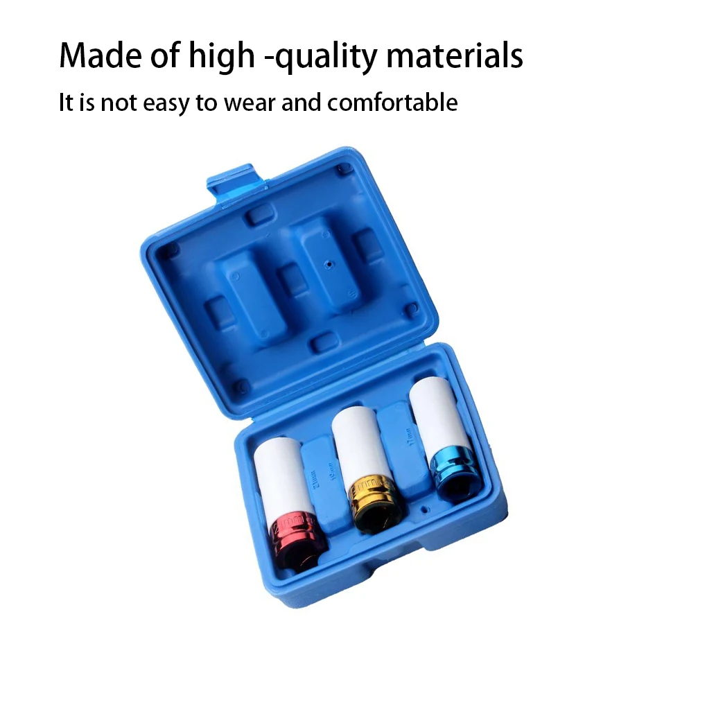 

3 шт. наконечник гайки гнездо хорошая прочность рукава стены утолщенное основание Rustproof защита шин мотоциклов машина работы