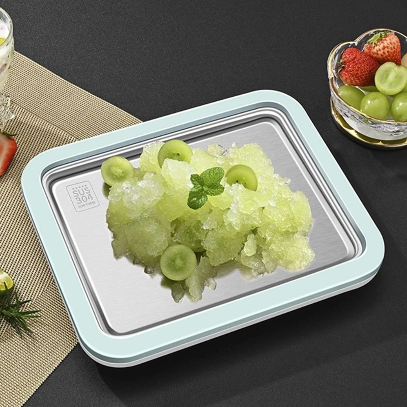 Машина для жарки фруктов и льда в домашних условиях Лоток жареного йогурта