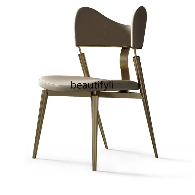 

Дизайнерский роскошный стул-бабочка, современный простой домашний обеденный стол, обеденный стол, стул для переговоров, мебель