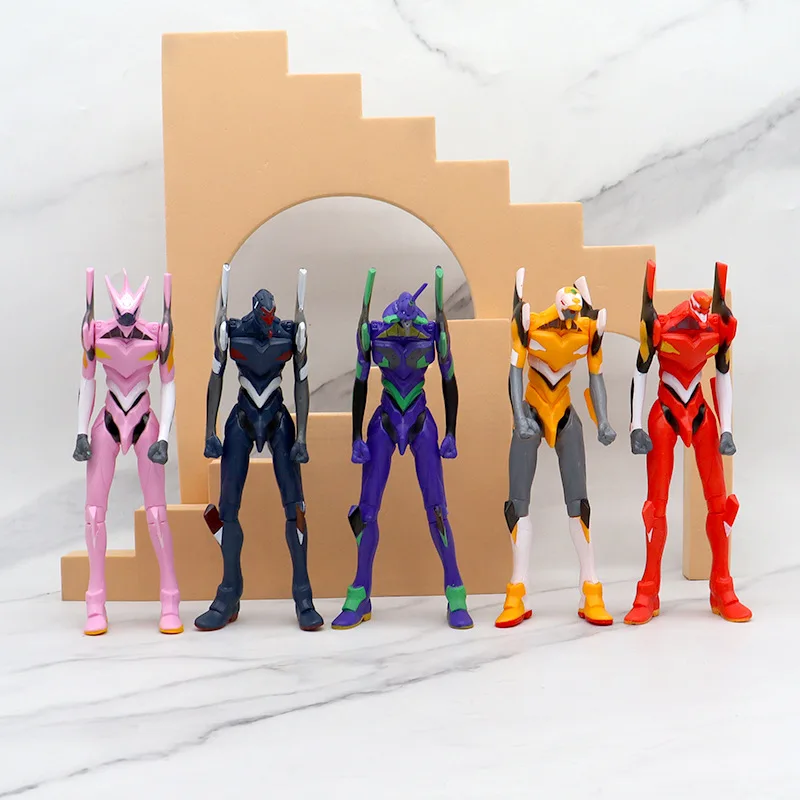 17 см Новый Аниме Фигурка Евангелион EVA00 01 02 03 08 Neon Genesis Unit-01 Ikari Shinji № 1 модели игрушек Asuka Langley Soryu