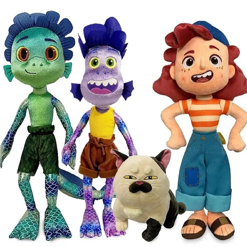 

Disney Pixar Luca Plush Doll Anime Luca Alberto Machiavelli Giulia Sea Monster Plush Toys Soft Stuffed Animals Doll Kids Gift