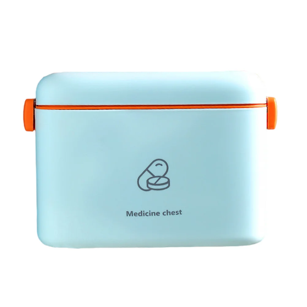 

1Pc Multi-layer Large Capacity Container with Handle Sundries Storage Case