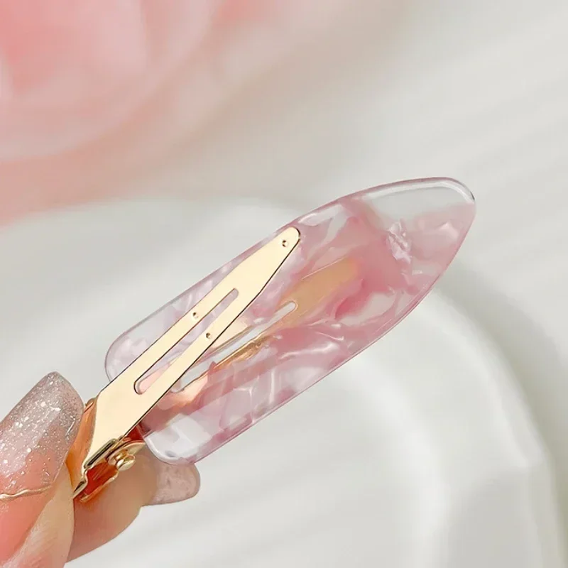 2/4 шт. Розовые заколки для волос Sakura женские ацетатные простыни без сгиба