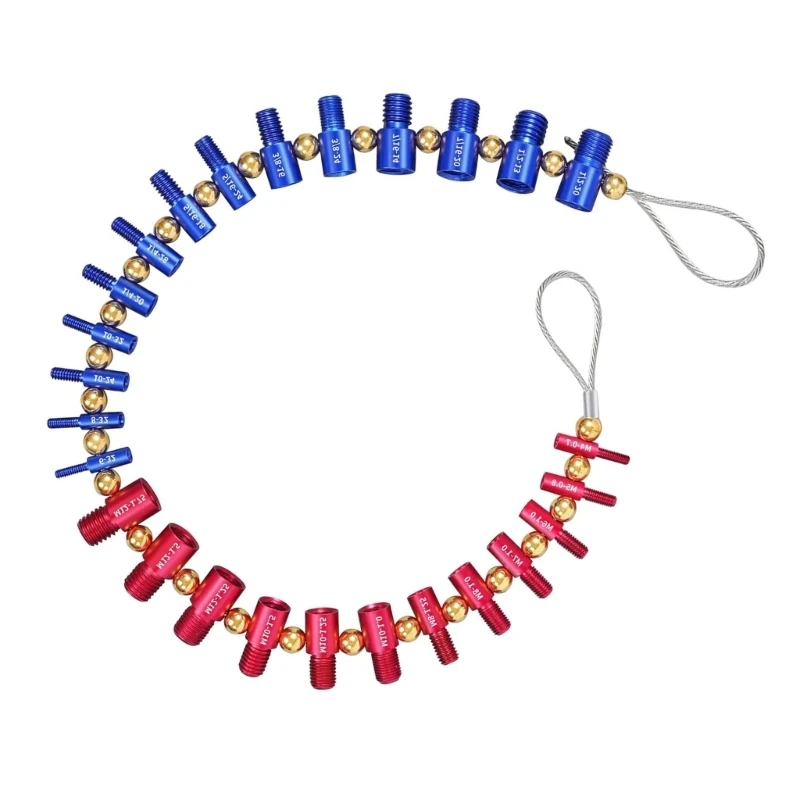 Измеритель размера съемных гаек и болтов. Прибор для проверки резьбы гайки болта.