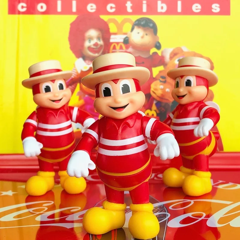 

Original Jollibere Figure Fast Food Restaurant Doll Ornaments Accessories Pretend Play Children Collection Present