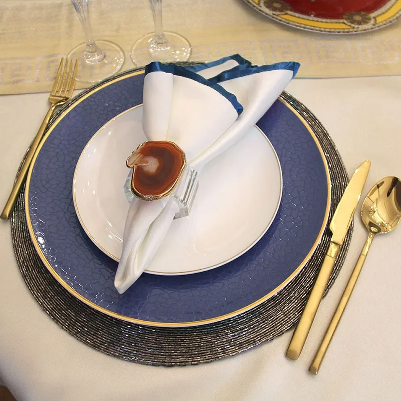 Nordic Luxury Plate Sets Creative Trays Decorative Food Ceramic Dishes Trinket Piatti Ceramica Home Tableware LXH