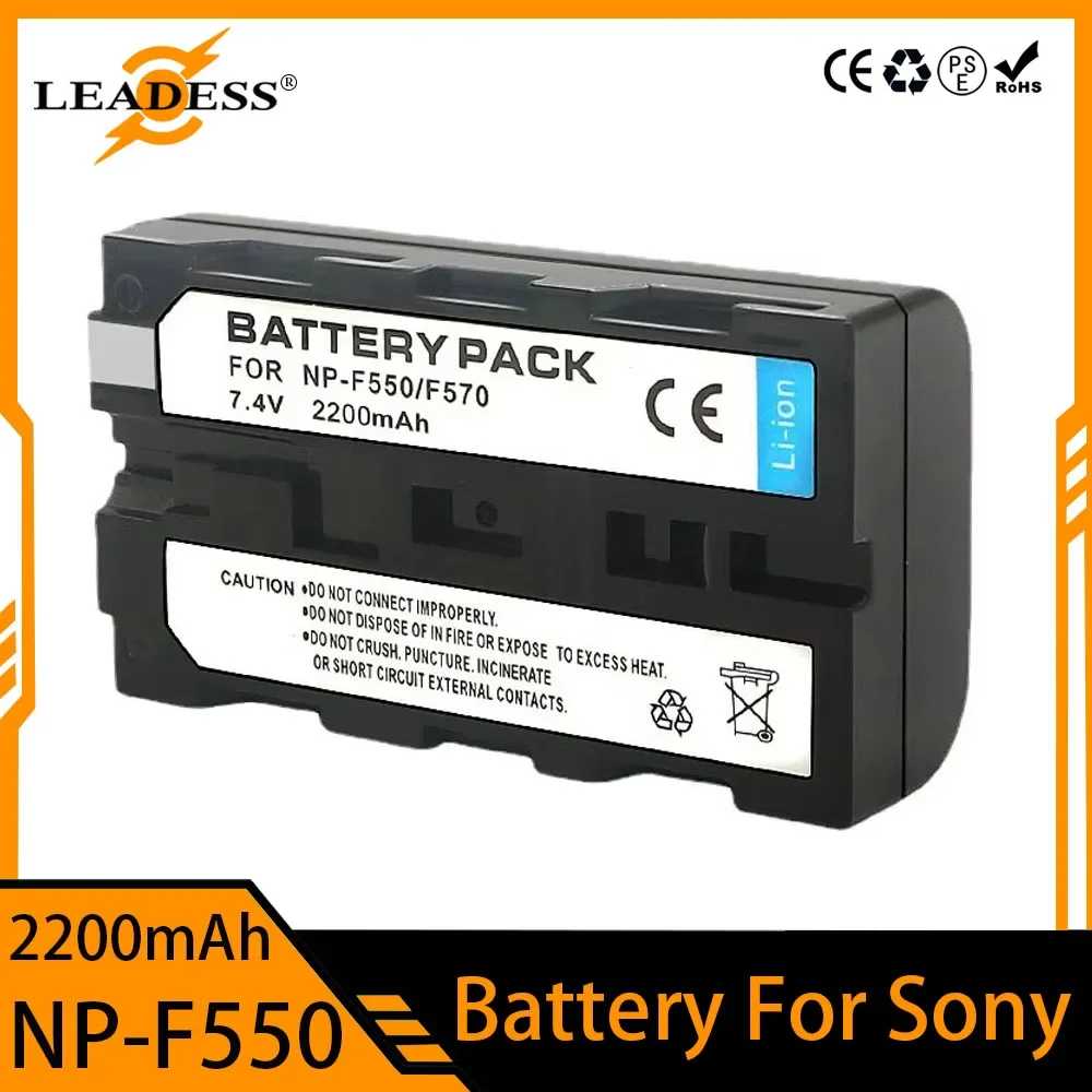 NP-F550 NP-F570 Аккумулятор для камеры Sony NP-F330 NP-F530 NP-F730 NP-F750 Hi-8 CCD-RV100 Аккумуляторы 2200 мАч