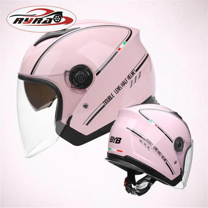 

Электрический велосипедный шлем с двойными линзами, прочная вентиляция, универсальный портативный шлем для езды на велосипеде, защитный шлем