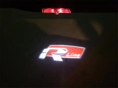 4X LED Car Door Logo Projector Light Accessories For VW Passat B6 B7 B8 B9 CC Golf 5 6 7 Touareg Tiguan Sharan Jetta MK5 MK6 MK7