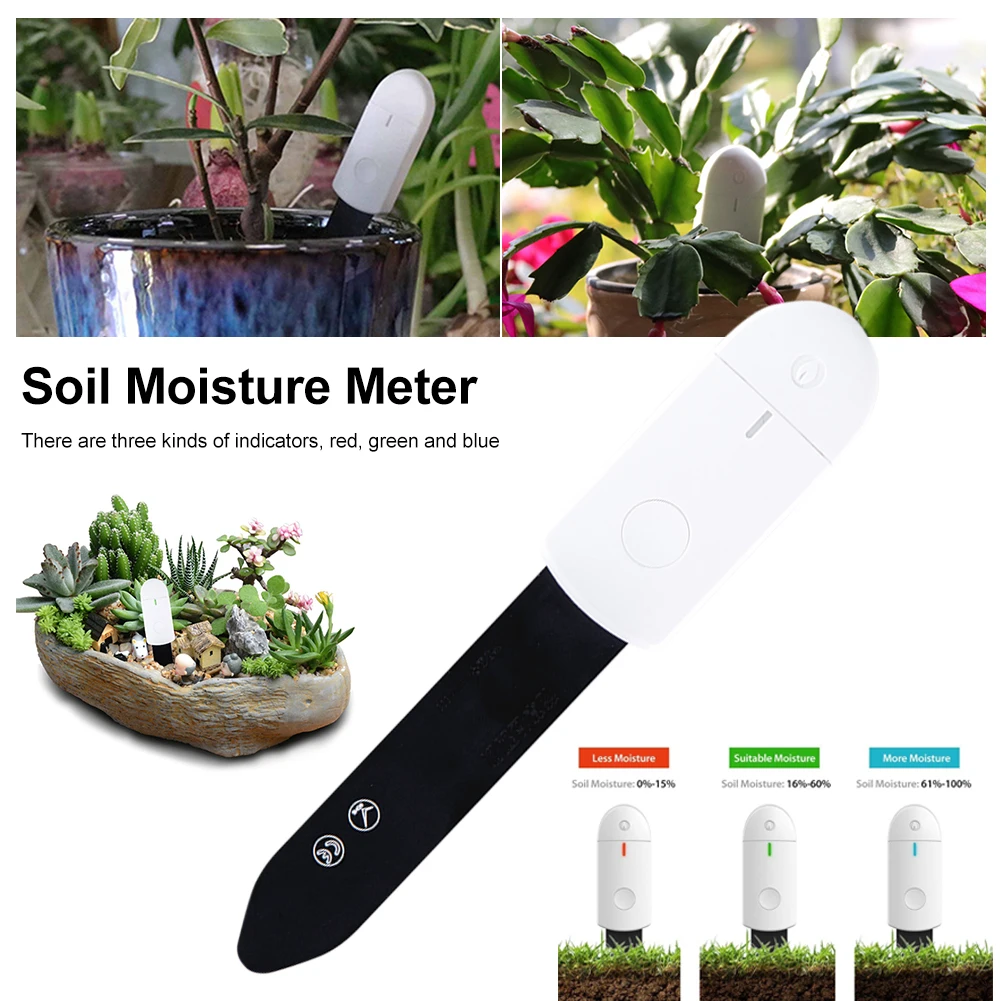 

1Pc Soil Moisture Sensor Monitor Plants Moist Testing Tool Garden Care Planting Humidity Meter Soil Hygrometer Plant Detector