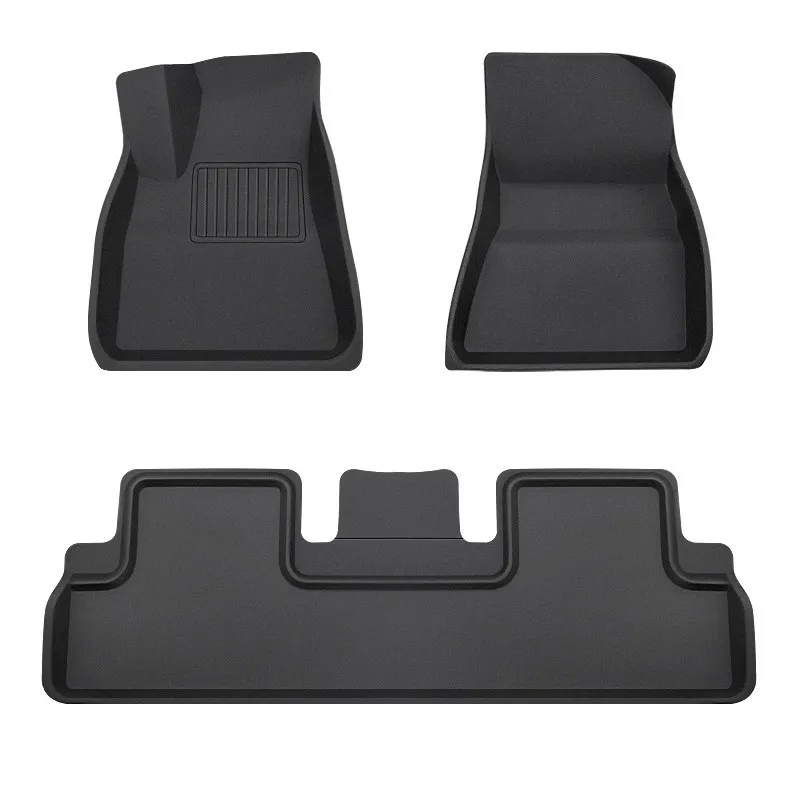 

2022 TPE For Tesla Model 3 Accessories XPE Non-Slip All-Weather Floor Mats 3Pcs/Set Model3 Car Floor Mat Model There 2020