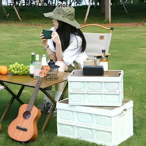 Складной ящик для хранения MA белый полипропилен