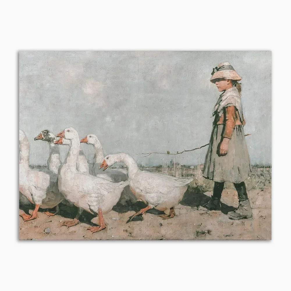 Винтажный постер с изображением яблочного дерева