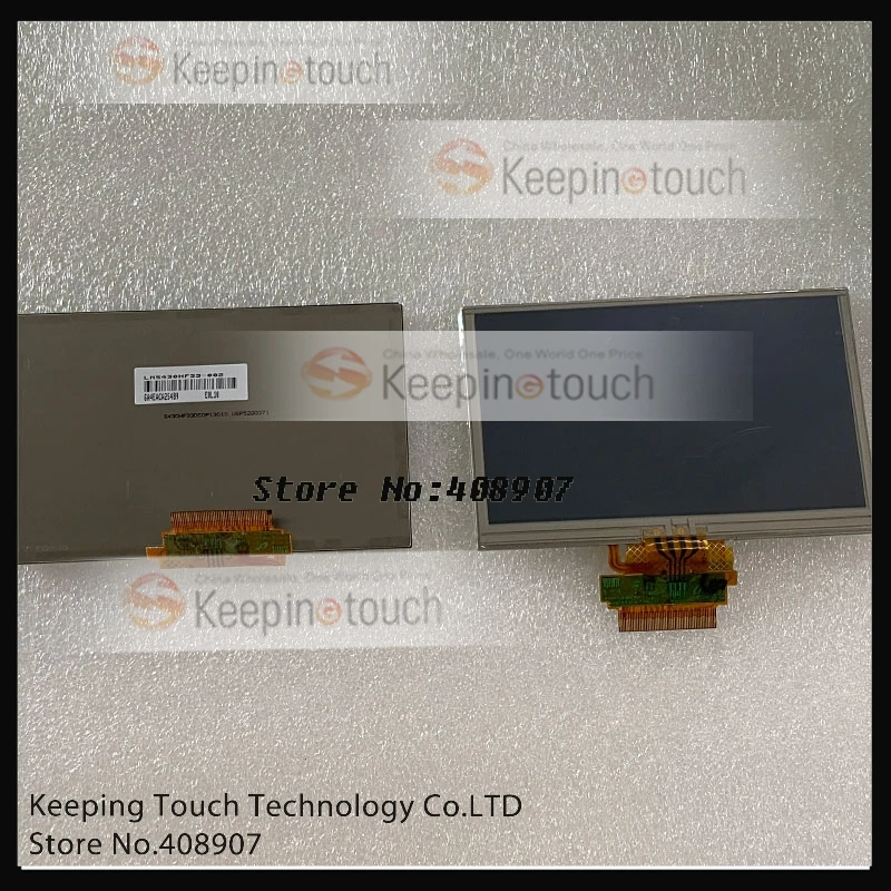 Для TomTom Tom via 120 LMS430HF33 4 3 дюймовый полный ЖК-экран + сенсорный экран дигитайзер