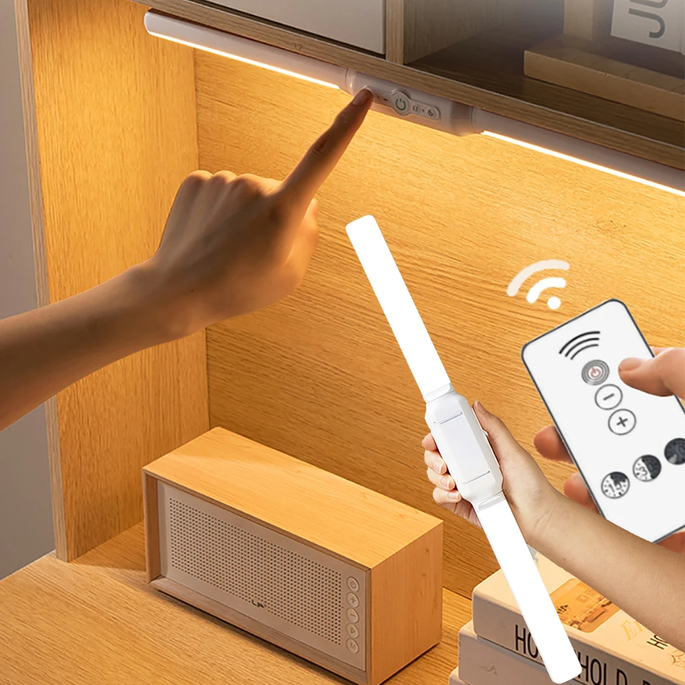 

LED Reading Lights Desk Lamp Cabinet Book Led Desk Lighting Stand Light USB Rechargeable Office Bedroom Table Lamp