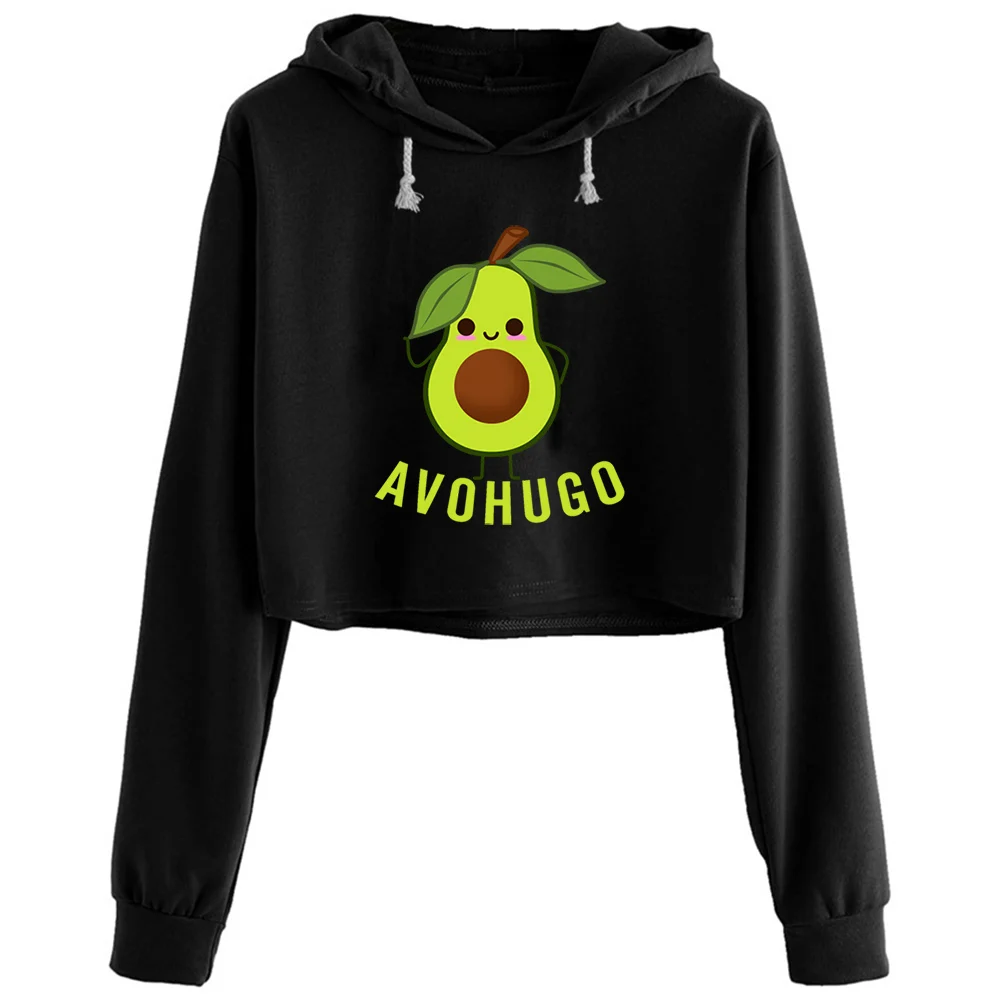 

Авокадо обнимающие Смешные Толстовки Avohugo женские корейские Y2k Kawaii Goth пуловер для девочек