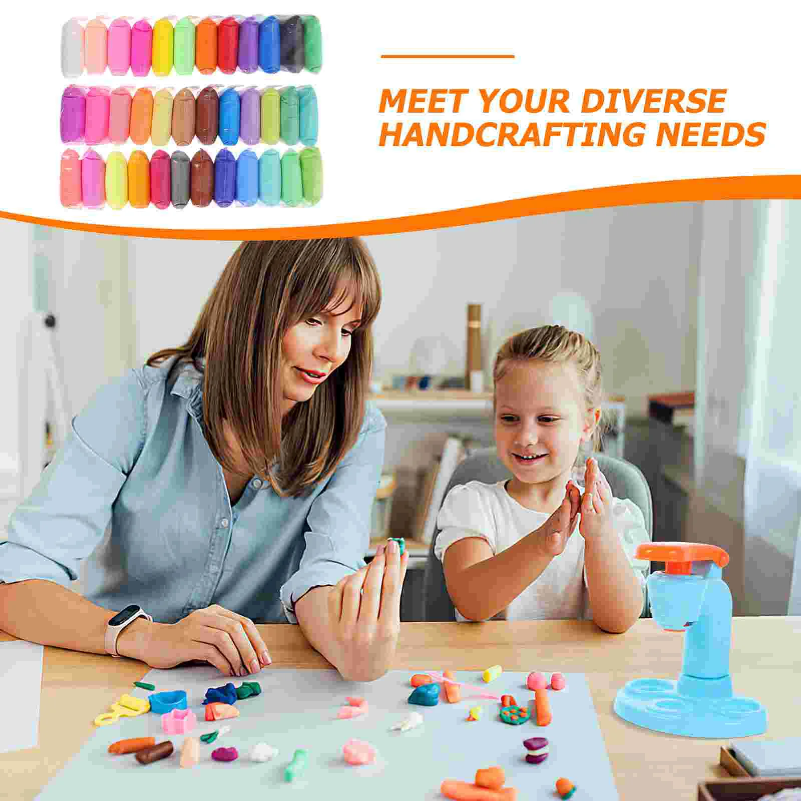 36 упаковок DIY Набор глины Глина для лепки Красочная глина Ремесла Изготовление