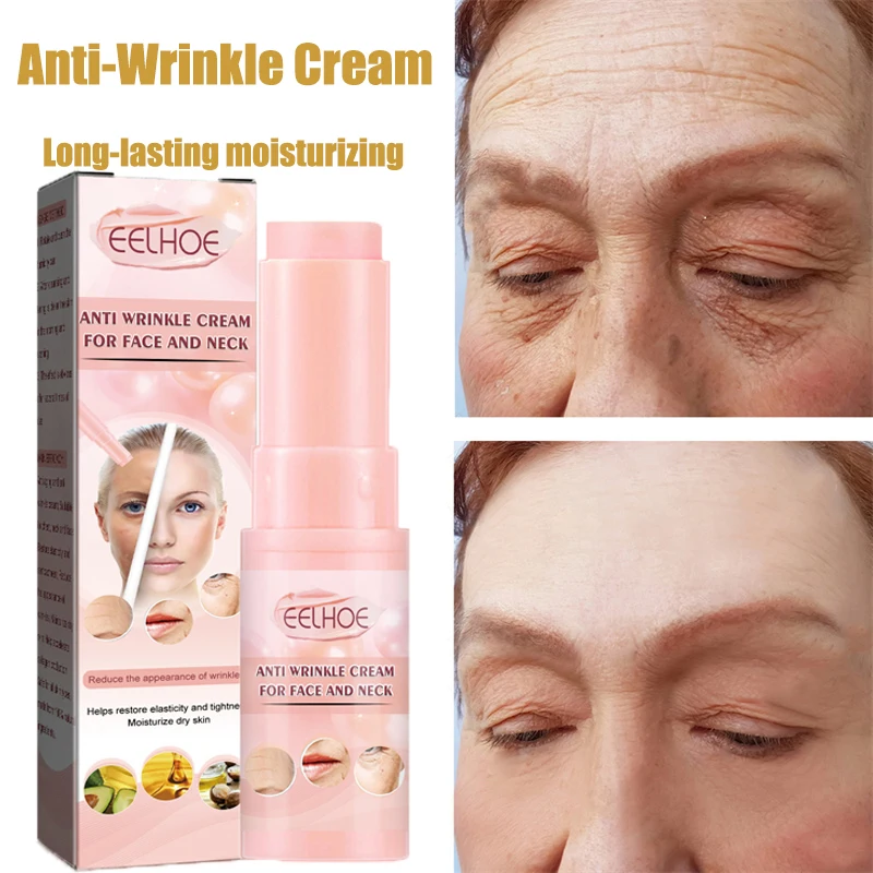 Instant Wrinkle Removal Multi Bounce Balm Collagen Fade Fine Lines Anti Aging Moisturizing Stick Brighten Cream Korean Skin Care