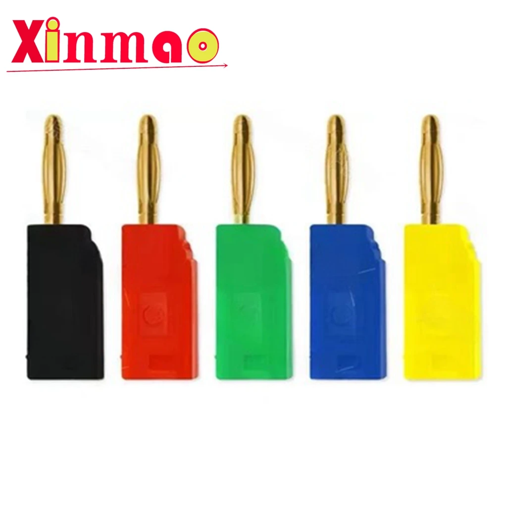 

Штекеры бананы медные позолоченные 2 мм 2/5 шт