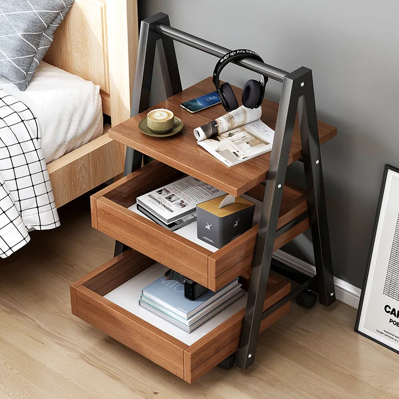 

Connected Massage Night Table Luxury Nordic Multifunctional Bedside Industrial Comfortable Table De Nuit House Furniture T50CG