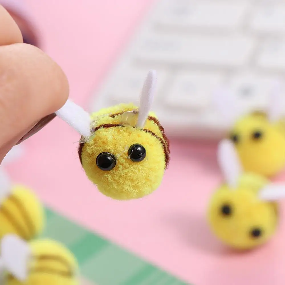 10 шт. фетровые мини-пчелы из шерсти