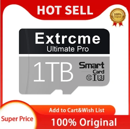 Карта памяти Mini SD, 128 ГБ, 1 ТБ