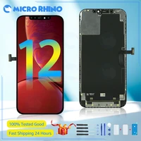 100 new oled lcd incell for iphone 12 mini 12pro max screen with 3d touch digitizer display assembly replacement