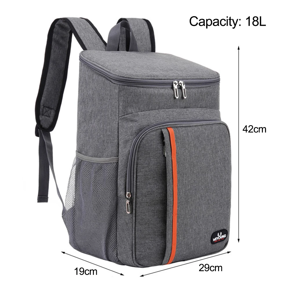 Large Capacity Lunch Backpack 18L Thermal Leak Proof Backpack Waterproof Thickened Cooler Bag Picnic Warm Insulated Bag New images - 6