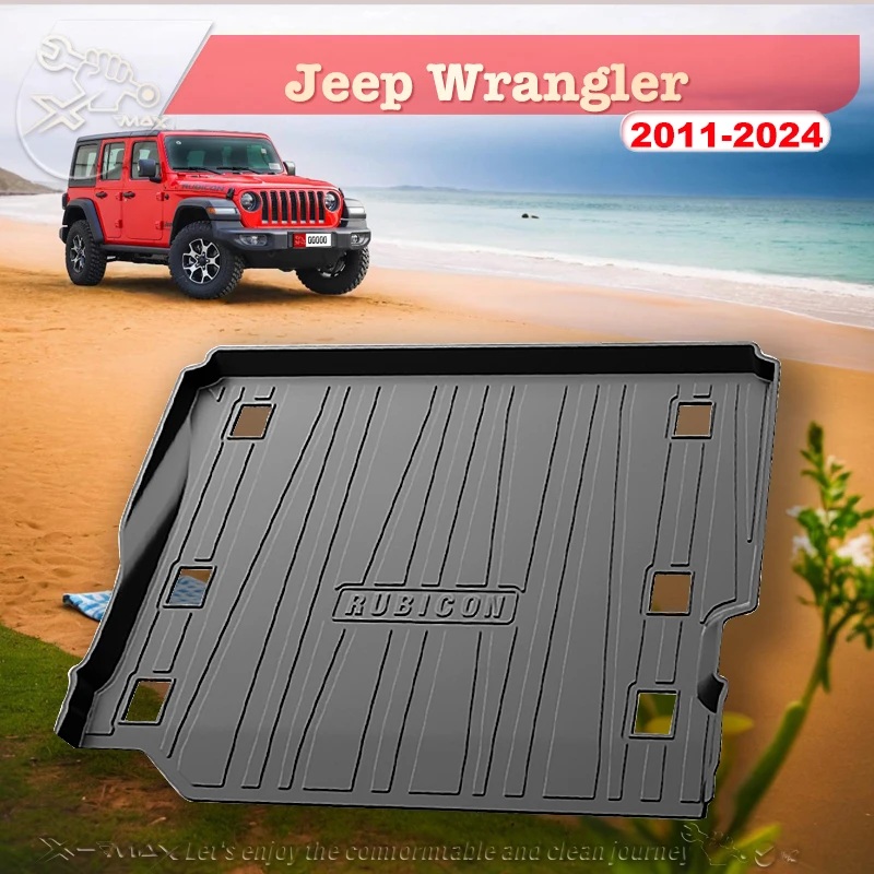 Коврик для багажника автомобиля Jeep Wrangler 2011-2024