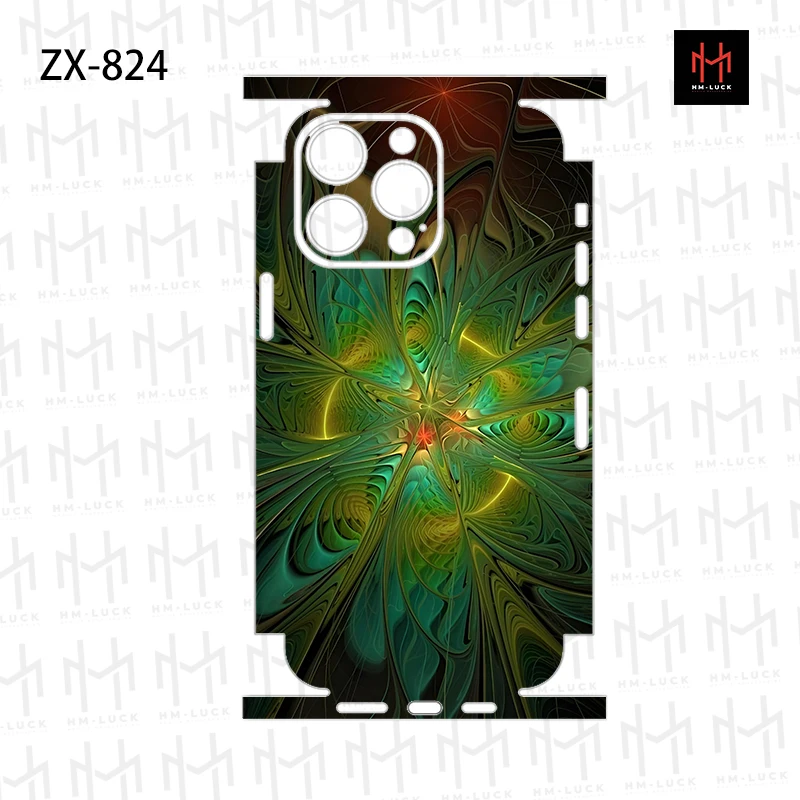 Красочная наклейка 3M для iPhone 15 14 13 12 11 Pro XS Max XR мягкая защитная пленка задней