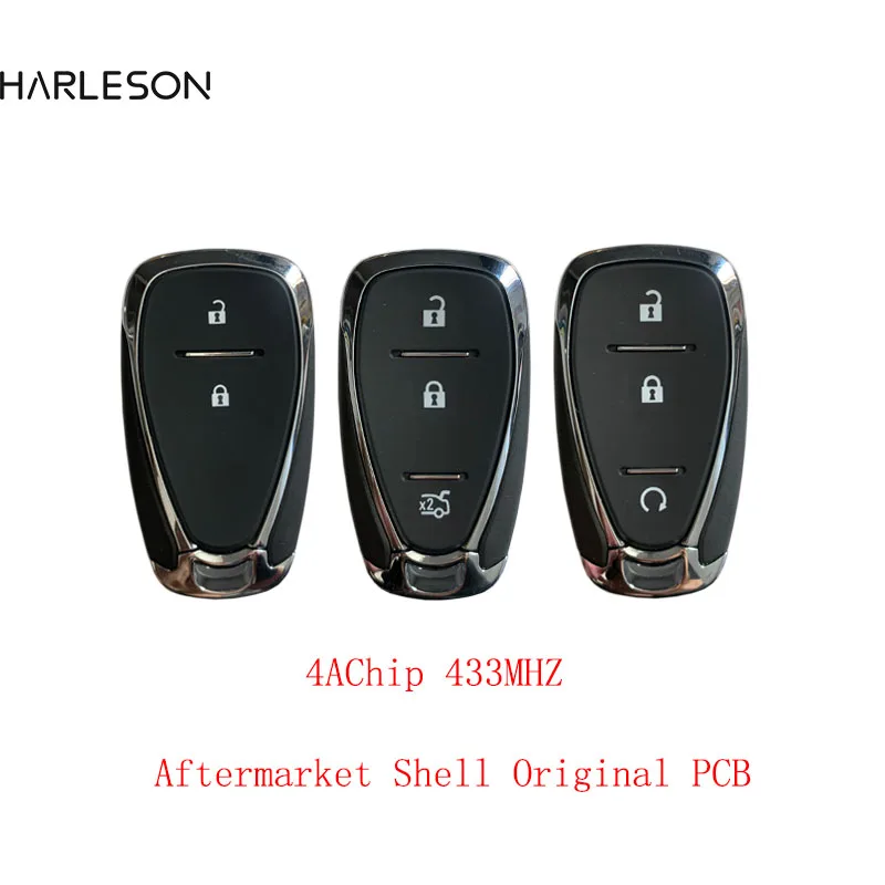 

Original PCB 433Mhz Smart Remote Car Key 4A PCF7938X Chip For Chevrolet WRL Orlando JM Trax Tracker 2/3Button Replacement