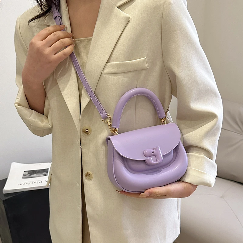 Trendy Small Saddle Handbags And Purses For Women Shoulder Crossbody Bags 2023 New Cute Ladies Messenger Bags High Qulaity