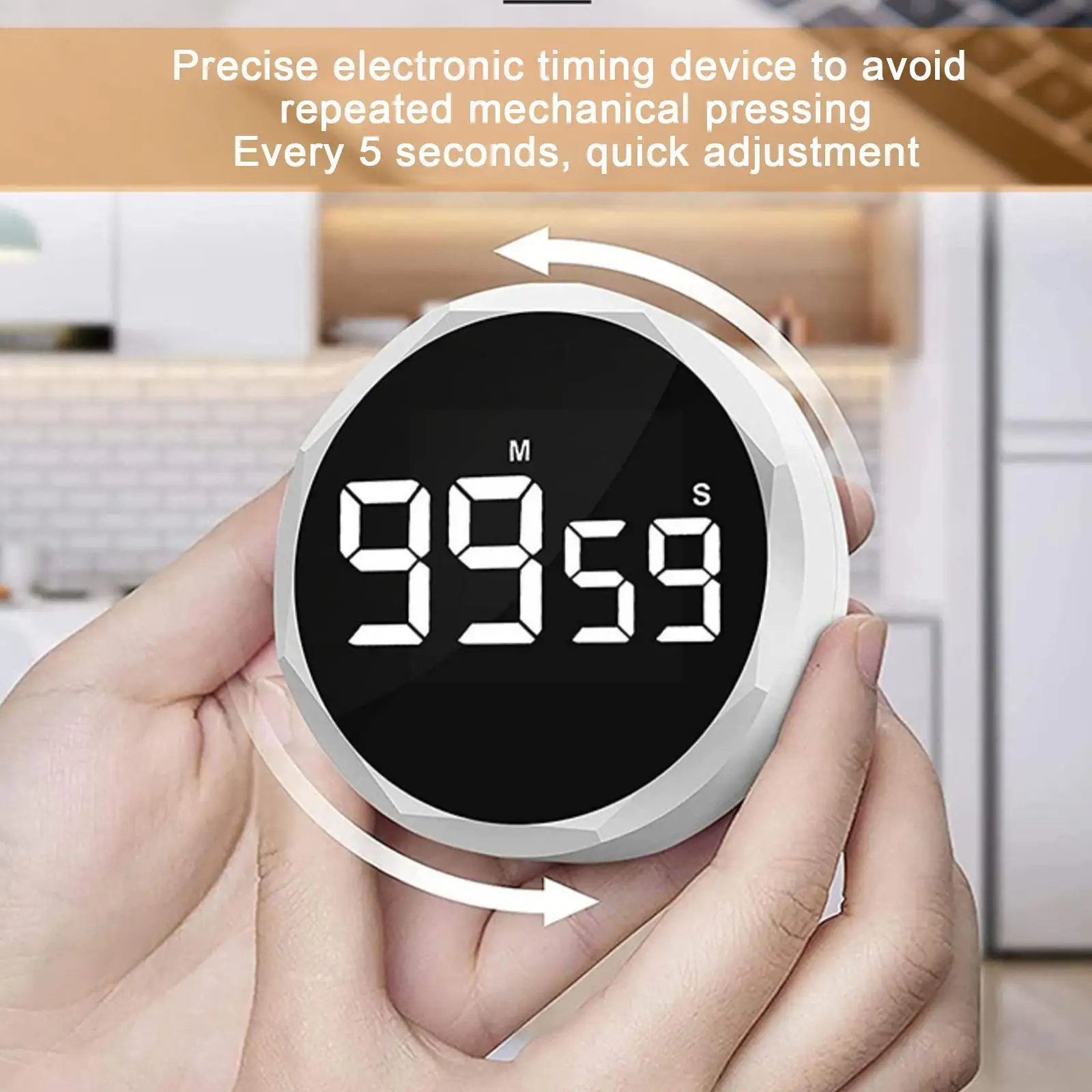 

Magnetic Kitchen Timer Digital Timer Countdown Timer Kitchen Study Cooking Shower Stopwatch Timer Clock Accessories Tools A Q4m9