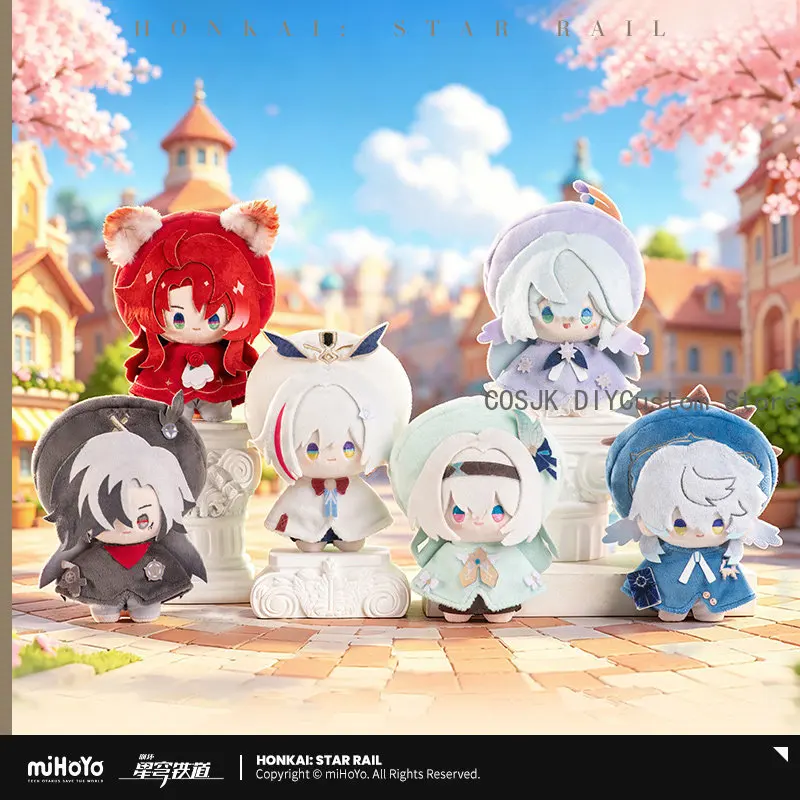 Фото Плюшевые куклы-подвески MiHoYo Game Boothill Topaz Robin Firefly Sunday из серии Honkai: Star Rail, официальные аниме-подарки на Рождество №3