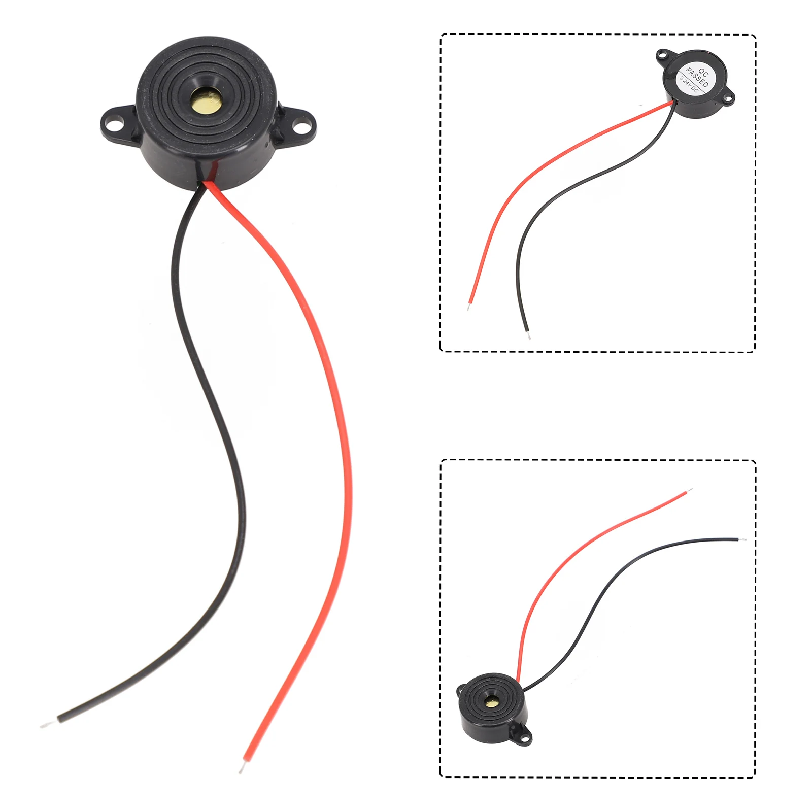 Электрический зуммер 3-24 В звуковой сигнал громкие детали безопасность 12