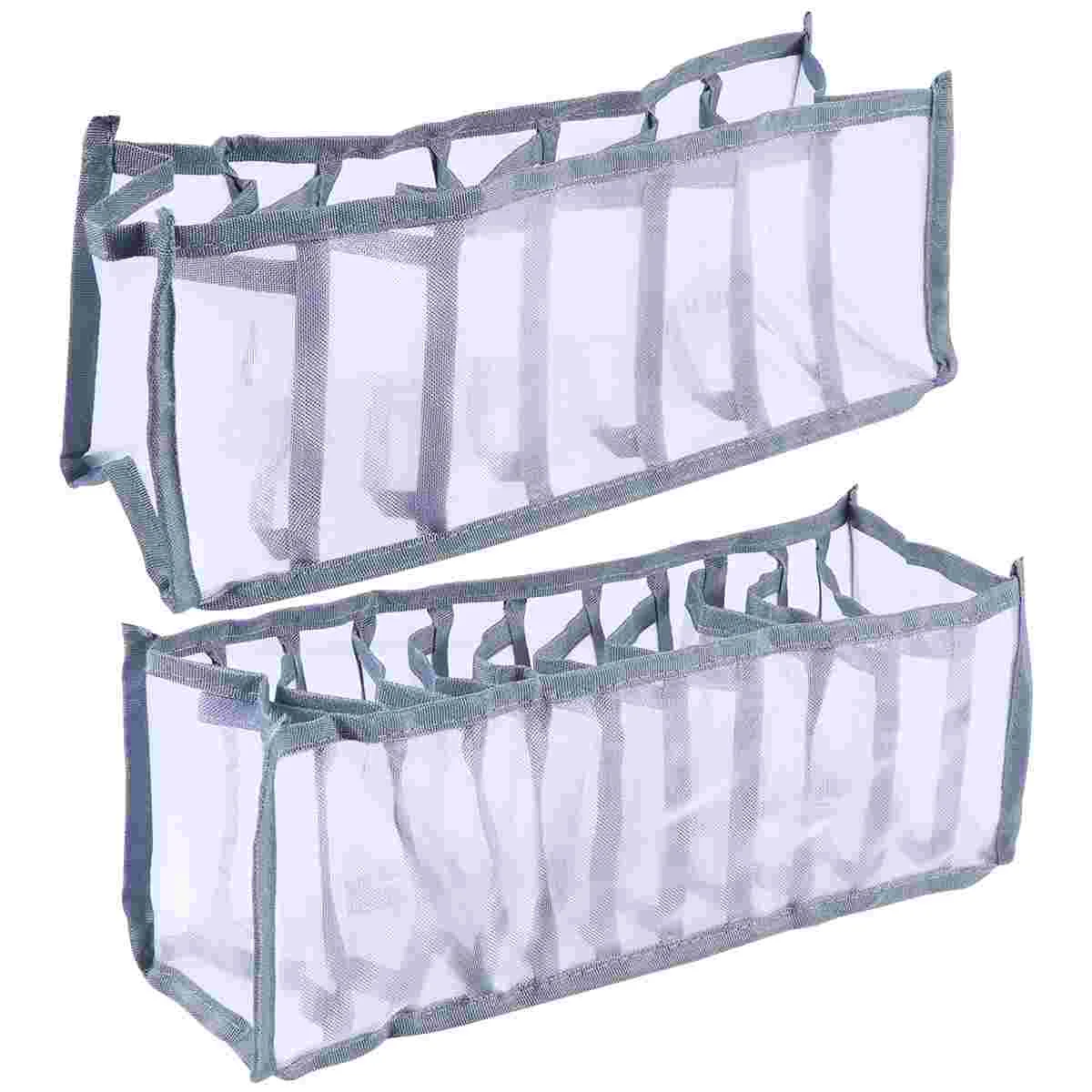 

Storage Organizer Drawer Box Closet Socks Compartment Wardrobe Divider Grid Divided Case Foldable Organiser Clothes Dividers