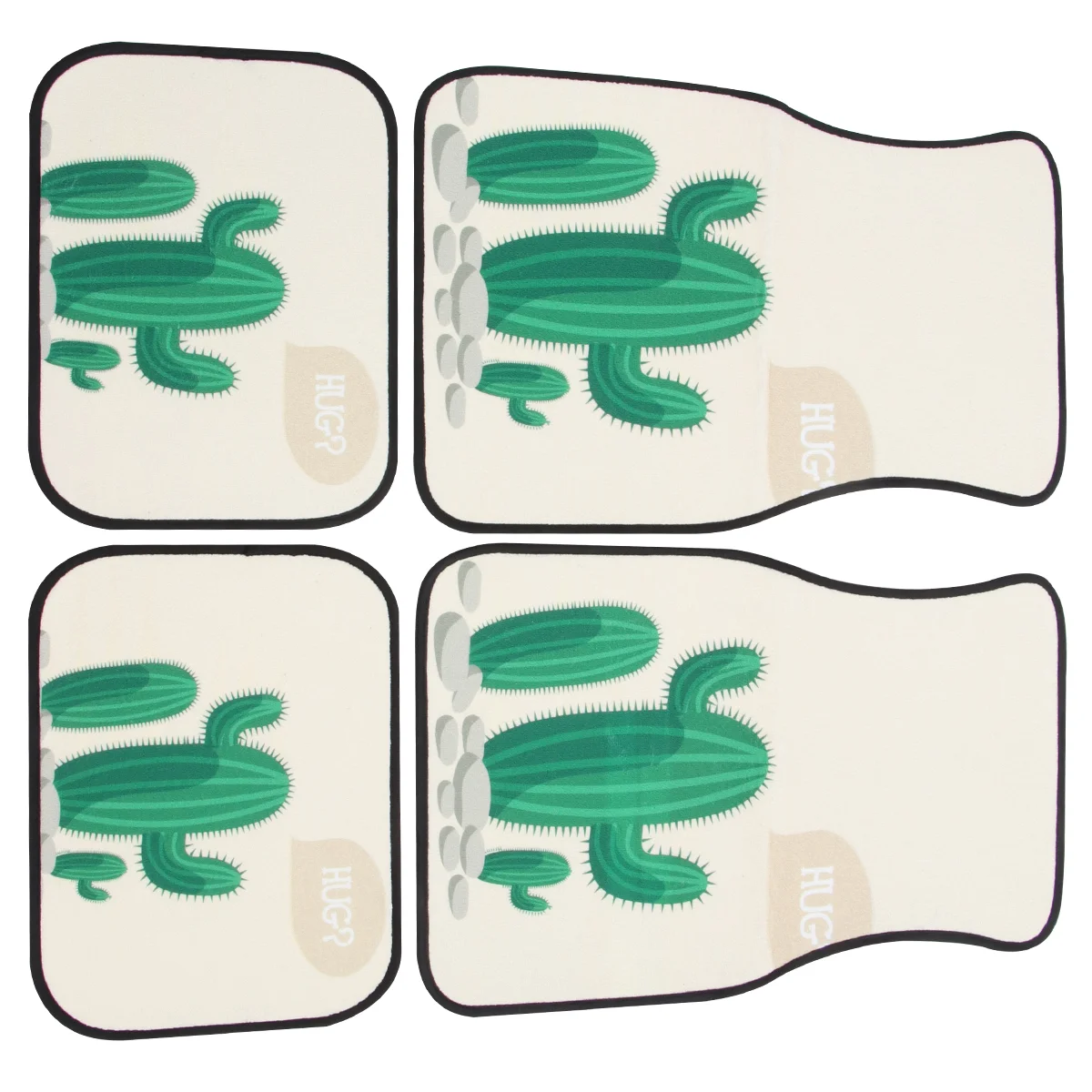 

4PCS Car Pad Car Floor Mat Universal Car Pad for Madam Girl Lady