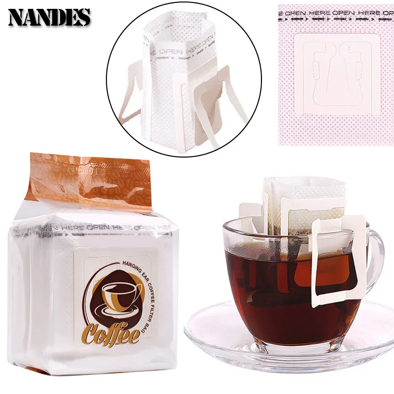 50 шт./упаковка одноразовые мешки для кофе