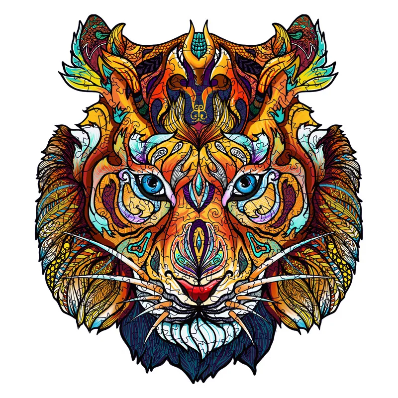 

Adult Animal Wooden Puzzle Tiger Octopus Bird Wooden Jigsaw Puzzle For Kid Family Puzzle Game Children Wood Toy DIY Crafts Gift