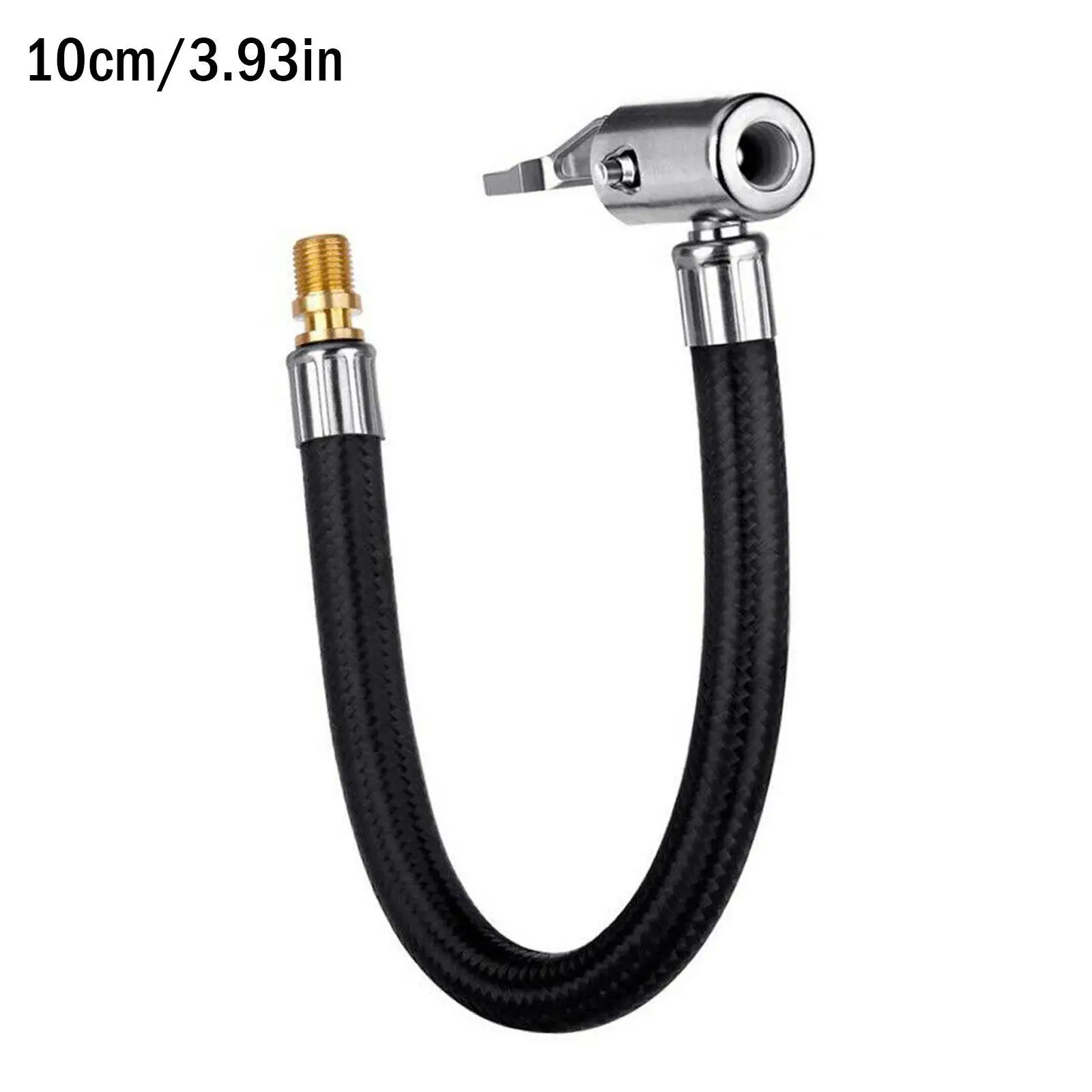 

Car Tire Air Inflator Hose Inflatable Pump Extension Tube Adapter Twist Tyre Connection Locking Air Chuck Bike Motorcycle 10CM