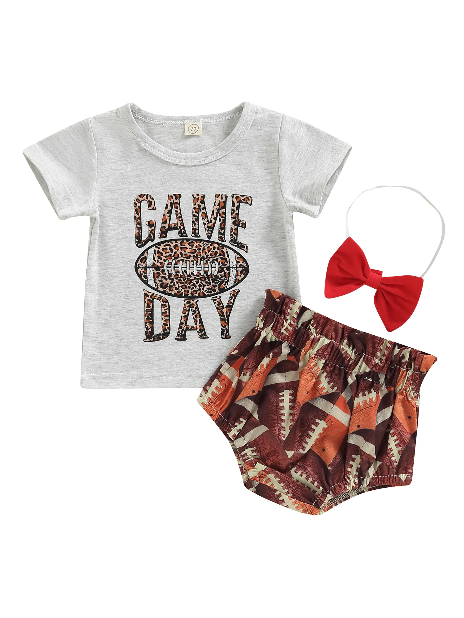 

3 шт., летняя футболка с коротким рукавом и шорты для новорожденных