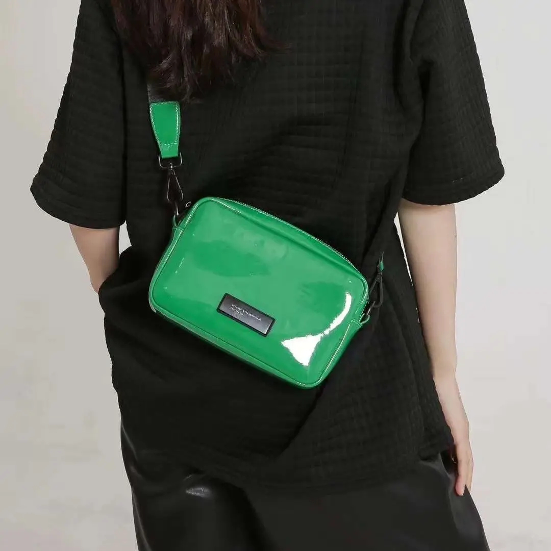 

Fashion Gloss Leather Women'S One-Shoulder Crossbody Large Capacity Lightweight Sport Bags