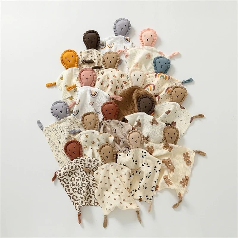 

Успокаивающая ткань для малышей, симпатичный слюнявчик, полотенце для лица, ткань для прорезывания зубов для младенцев A2UB