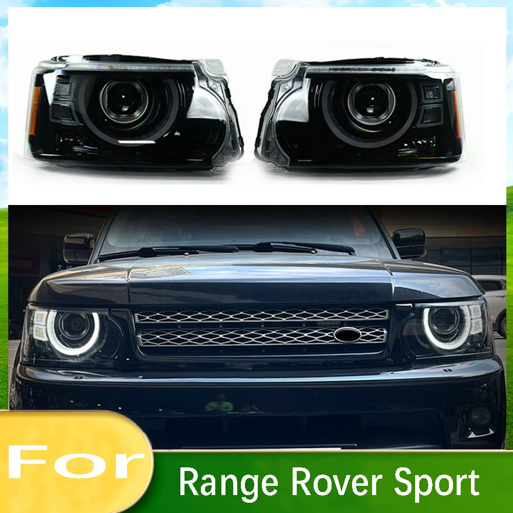 

For Land Rover Discovery 4 LR4 2010-2016 Car Front Headlamp (Upgrade For Defender style) Turn Signal Light Angel Eye Projector