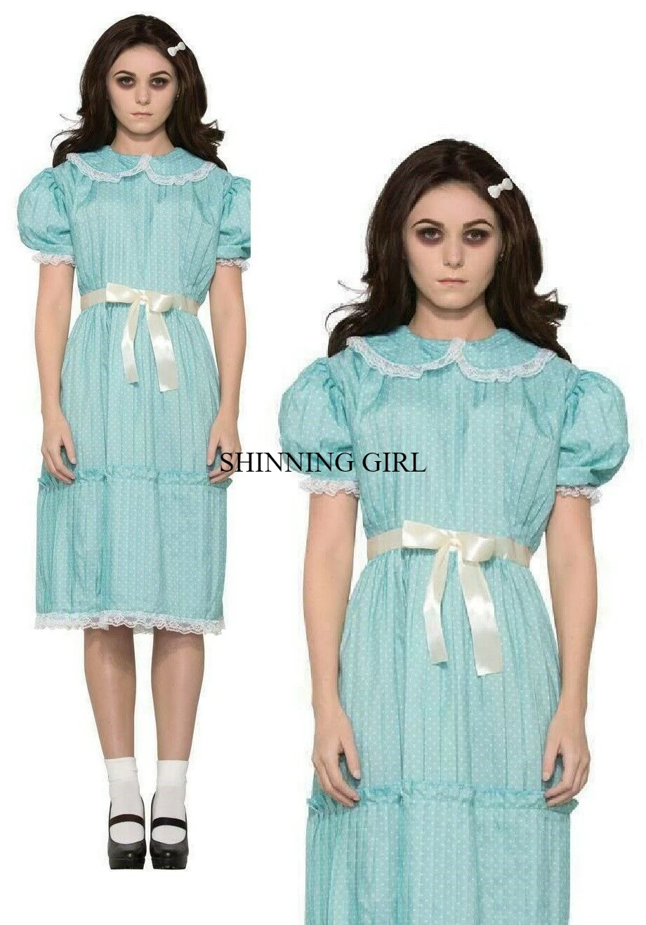 Сияющий костюм для косплея девочек платье-близнец ужасный любимый жуткий убийца