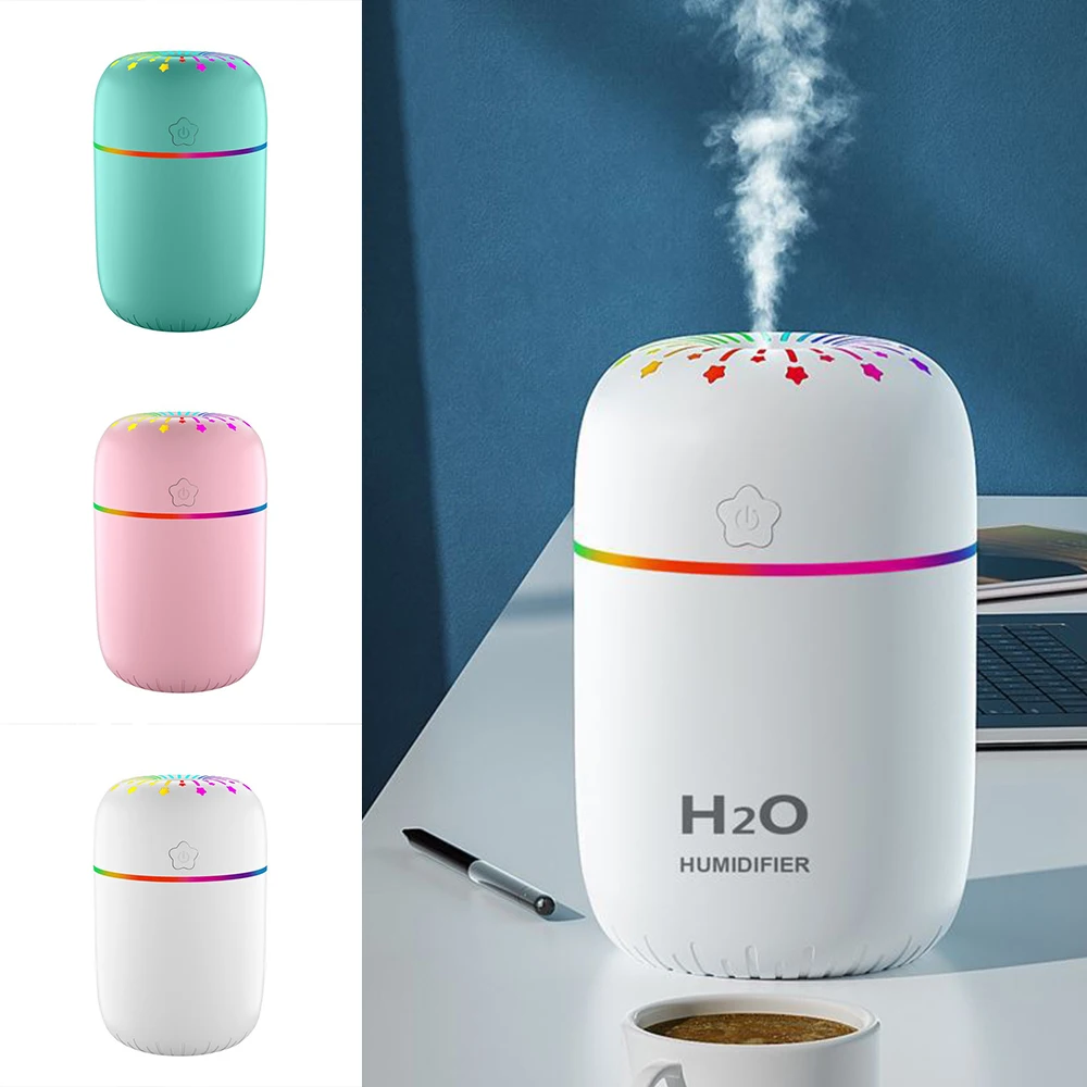 

300ml Star Colorful Cup USB Desktop Office Car Aromatherapy Machine Home Fireworks Humidifier Romantic atmosphere lighting