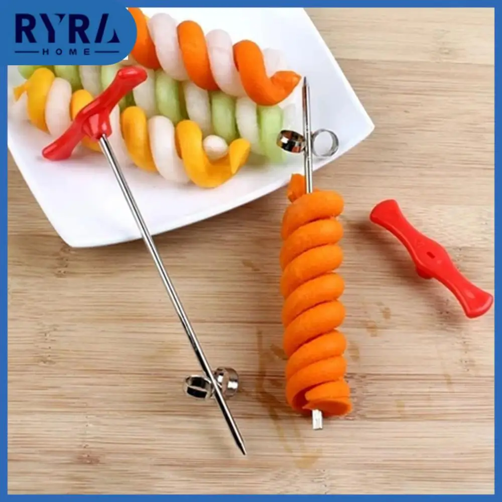 

Making Twist Shredder Grater Vegetable Slicer Manual Spiralizer Roller Spiral Cutter Potato Carrot Cucumber Spiral Screw Slicer