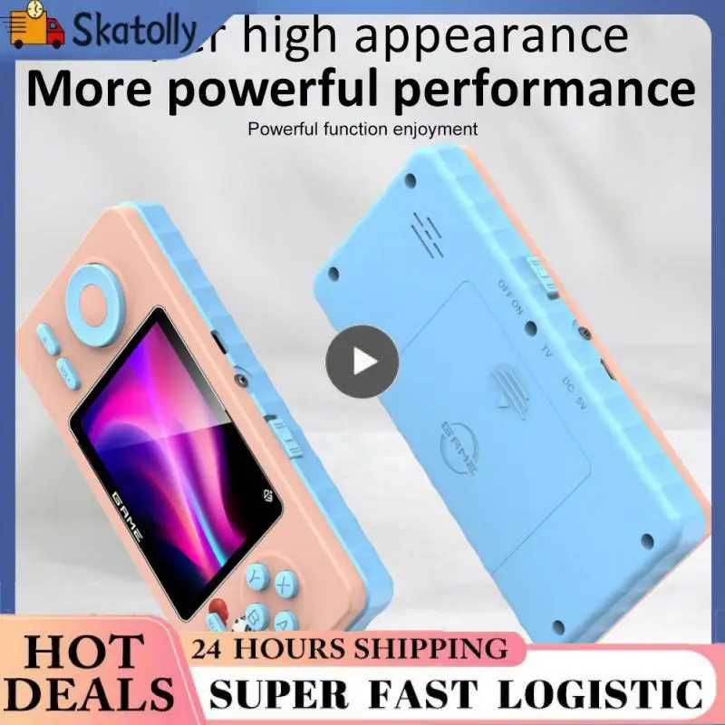 

Retro Classic Ergonomic Handheld Game Players 520-in-1 Games Childrens Gifts Mini Games Games Accessories Portable 8-bit Video